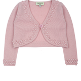 Girl - Cashmere Shrug with Bobble Embroidery