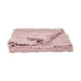 Baby Girl - Delicate Blanket – 70% Cotton & 30% Modal with Crochet Detail