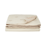 Baby Girl - Mila 100% Cashmere Reversible Heart Intarsia Blanket