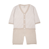 Baby Boy - Andre Cotton V-neck Cardigan and Shorts Set
