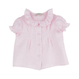 Baby Girl - Joanne Linen Short Sleeve Blouse