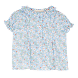 Baby Girl - Trudy 100% Cotton Blouse in Flower Prints