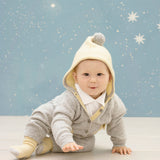 Baby Unisex - Phoenix 100% Cashmere Cardigan Hoodie With Mitten Style Pockets