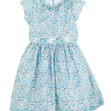 Girl - Sunshine Hand Embroidered Cotton Knee Length Dress