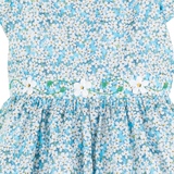 Girl - Sunshine Hand Embroidered Cotton Knee Length Dress