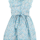 Girl - Sunshine Hand Embroidered Cotton Knee Length Dress