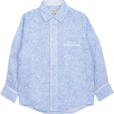 Boy - Jordan 100% Linen Classic Collar Shirt with Internal Contrast and Piping