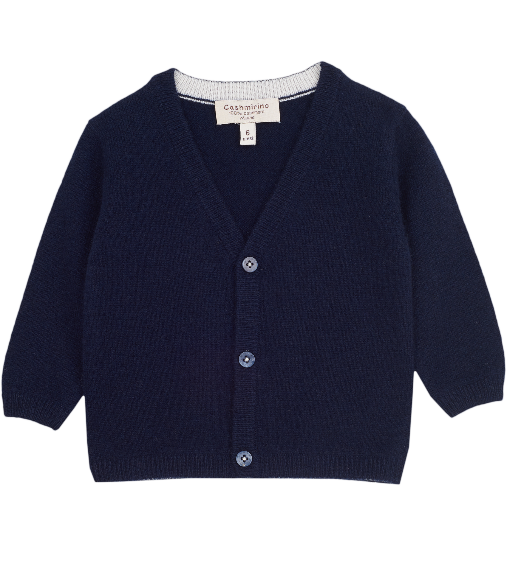 Baby Boy - Victor 100% Cashmere V-Neck Cardigan