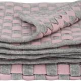 Baby Girl - Cashmere Two Colour Woven Knitted Blanket