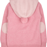 Girl - Paola 100% Cashmere Cardigan Hoodie with Mitten Pockets