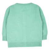 Baby Girl - Sweetheart Cashmere Cardigan with Heart Pockets in 100% Mongolian Cashmere