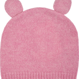 Baby Girl - Teddy 100% Cashmere Teddy Bear Hat