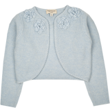 Girl - Bella Cashmere Shrug with Crochet Flowers