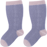 Baby Girl - Reagan Cashmere Baby Socks – Contrast Detail