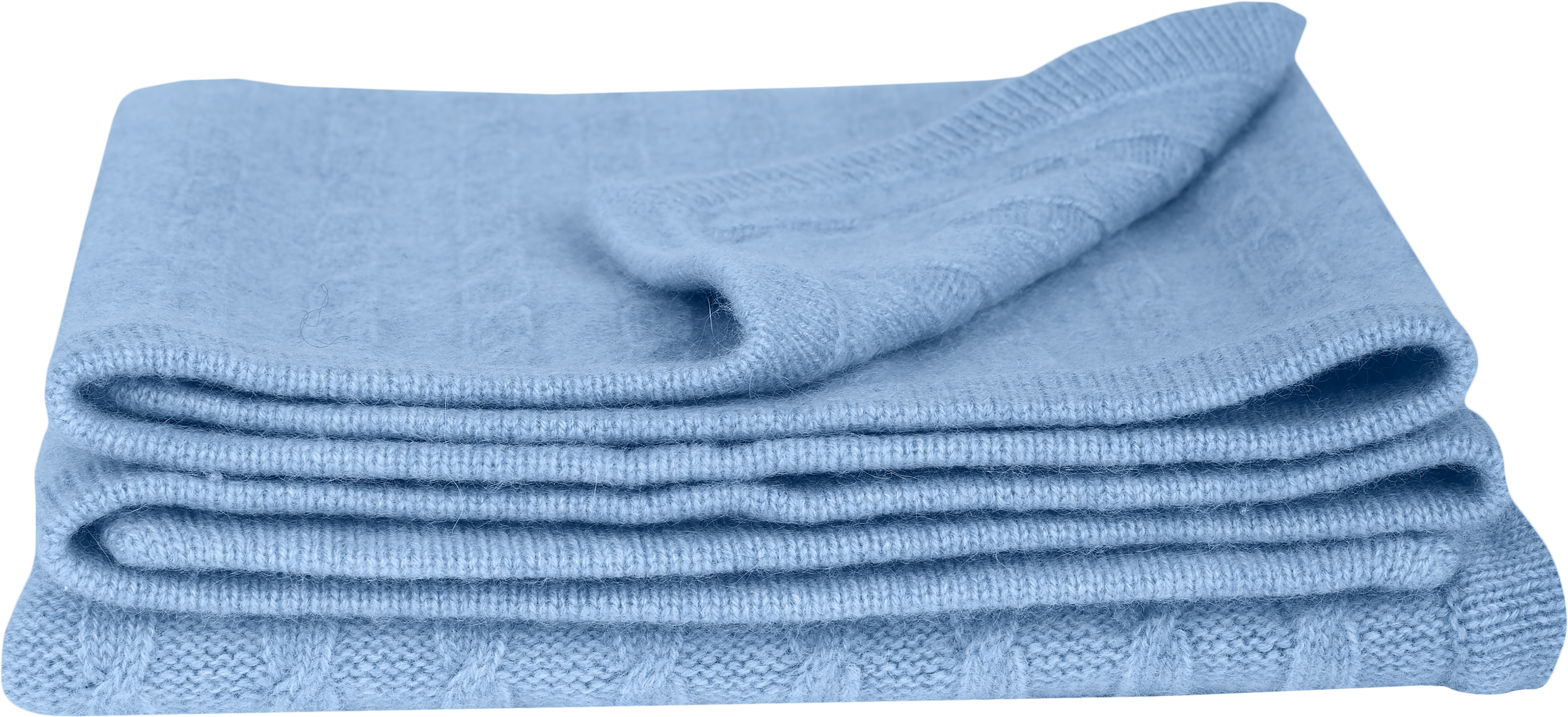 Baby Boy - Peyton 100% Cashmere Cable Knit Blanket