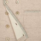 Boy - Nat 100% Cashmere Double Breasted V-Neck Blazer