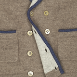 Boy - Nat 100% Cashmere Double Breasted V-Neck Blazer