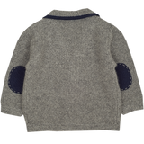 Baby Boy - Moreno Blazer in 100% Cashmere with Contrast Trim and Elbow Patches