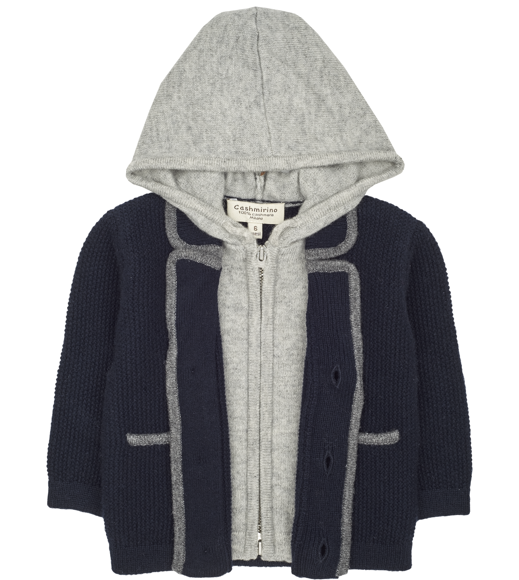 Baby Boy - Filippo 100% Cashmere Double Layered Coat Cardigan