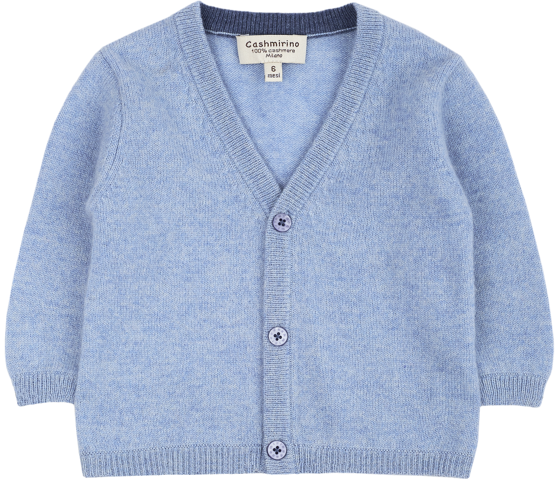Baby Boy - Victor 100% Cashmere V-Neck Cardigan