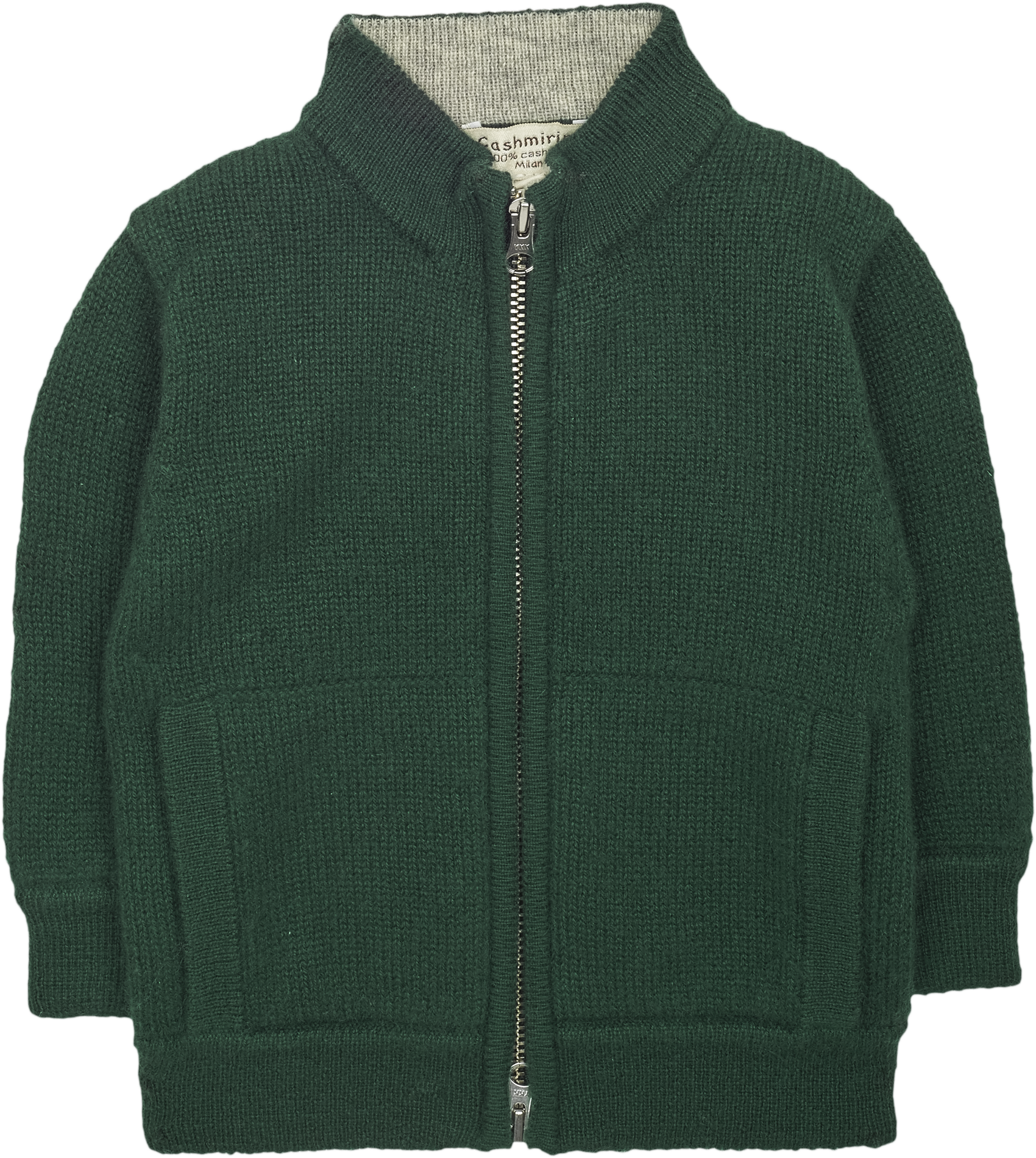 Baby Boy - Alex 100% Cashmere High Neck Cardigan