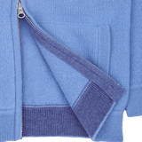 Baby Boy - Alex 100% Cashmere High Neck Cardigan