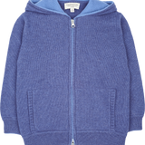 Boy - Manu 100% Cashmere Cardigan Hoodie with Elbow Patches