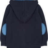 Boy - Manu 100% Cashmere Cardigan Hoodie with Elbow Patches