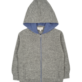 Boy - Manu 100% Cashmere Cardigan Hoodie with Elbow Patches