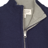 Baby Boy - Malaga 100% Cashmere Reversible High Neck Cardigan