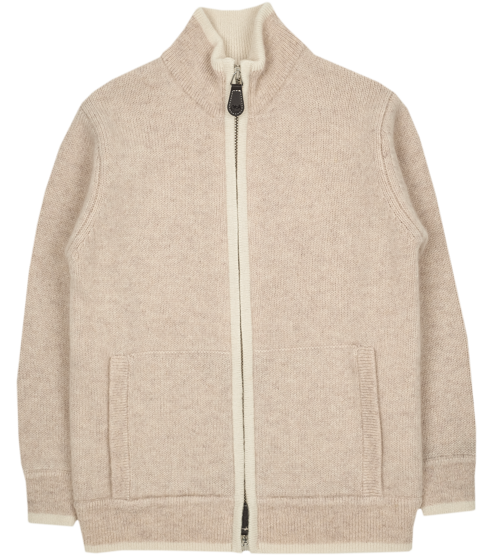 Boy - Jorge 100% Cashmere High Neck Cardigan