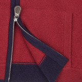 Boy - Jorge 100% Cashmere High Neck Cardigan