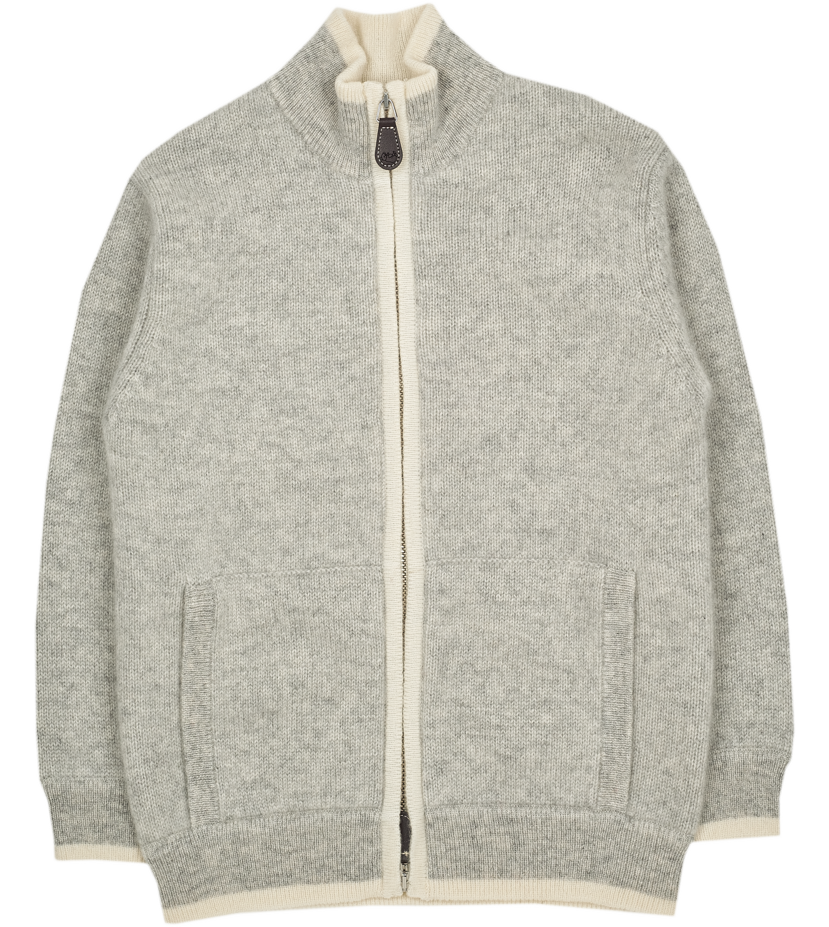 Boy - Jorge 100% Cashmere High Neck Cardigan