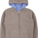 Boy - 100% Cashmere Reversible Knitted Hoodie
