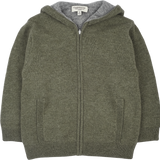 Boy - 100% Cashmere Reversible Knitted Hoodie