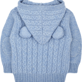 Baby Boy - Theo 100% Cashmere Cable Knit Hoodie