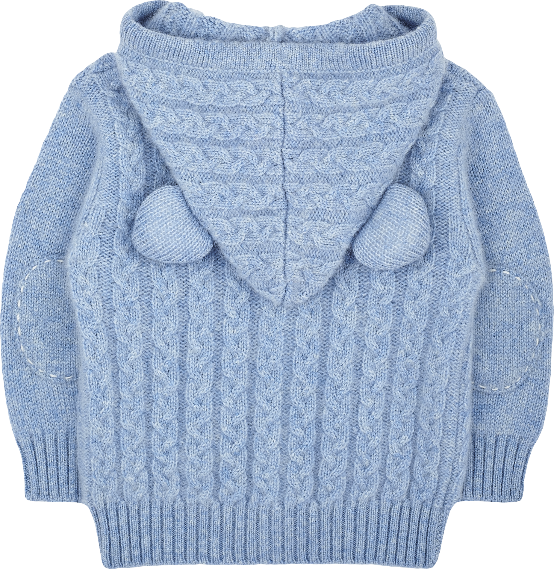 Baby Boy - Theo 100% Cashmere Cable Knit Hoodie