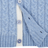 Baby Boy - Theo 100% Cashmere Cable Knit Hoodie