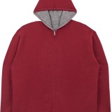 Men - Reversible Cashmere Cardigan Hoodie - 100% Premium Cashmere