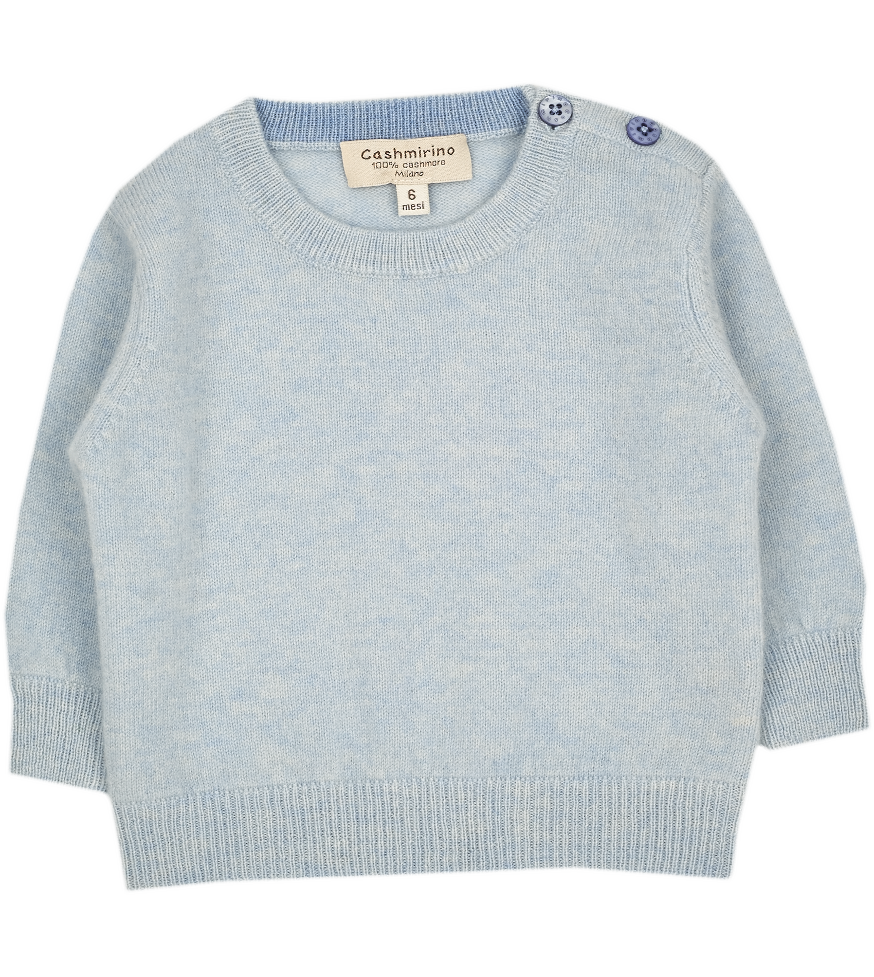 Baby Boy - Riccardo 100% Cashmere Crew Neck Jumper