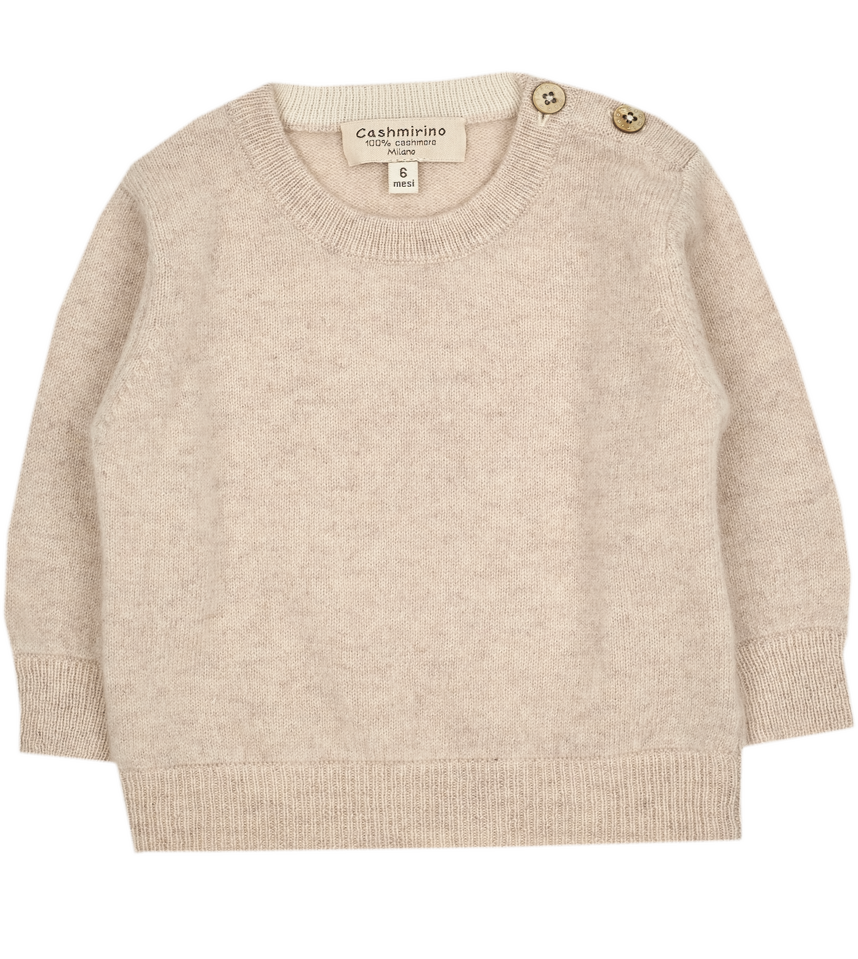 Baby Boy - Nico 100% Cashmere Crew Neck Jumper