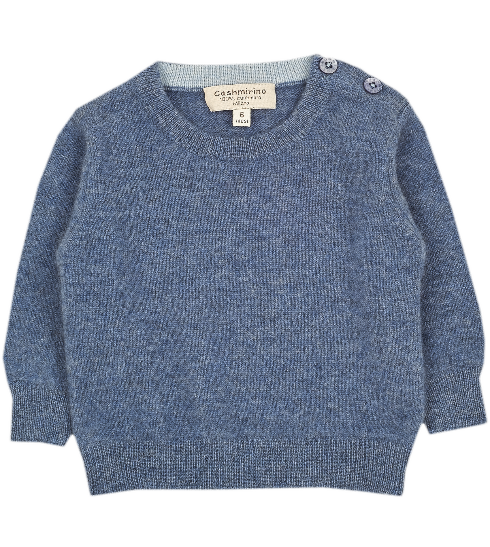 Baby Boy - Riccardo 100% Cashmere Crew Neck Jumper