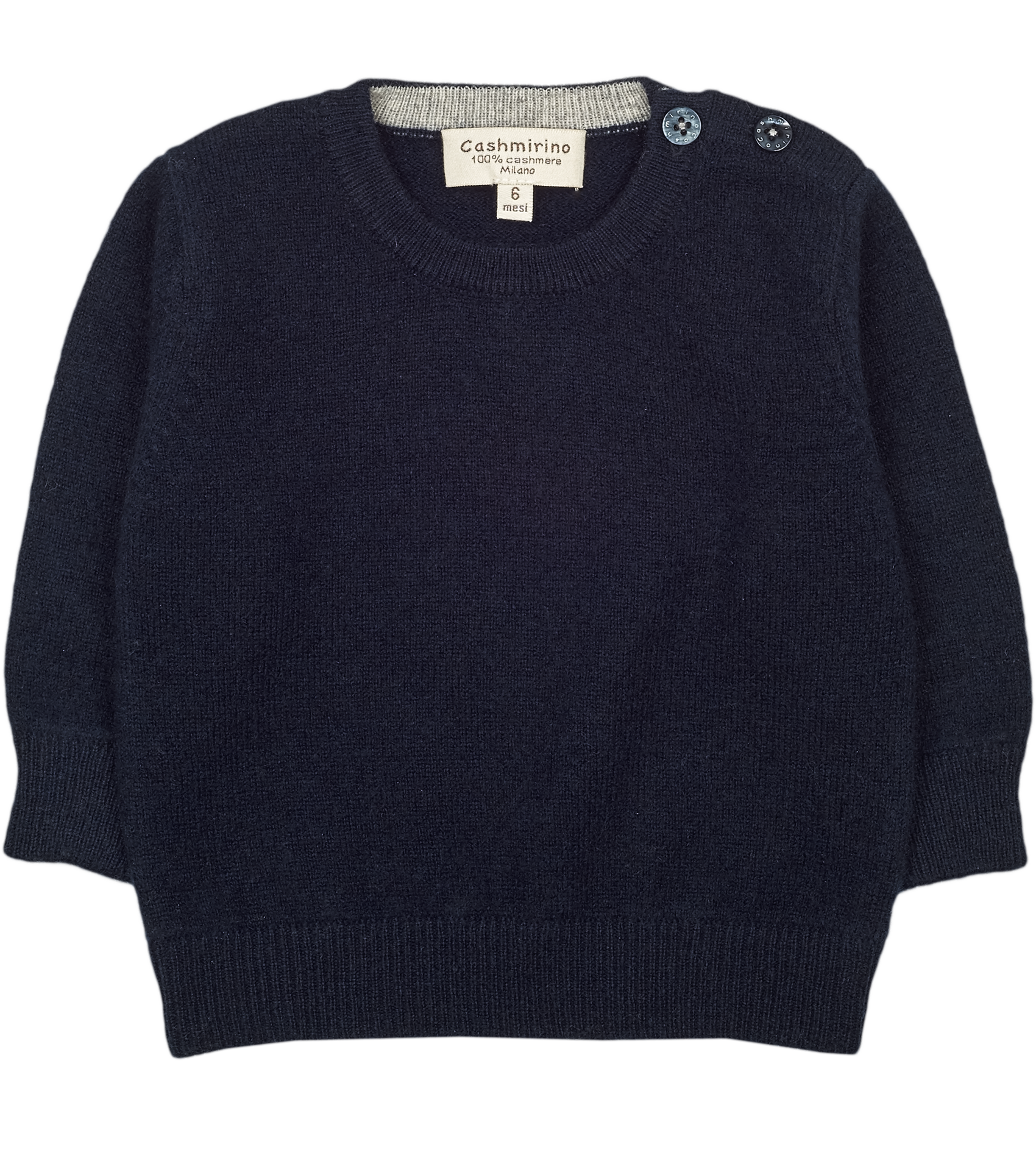 Baby Boy - Nico 100% Cashmere Crew Neck Jumper