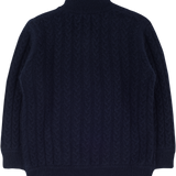 Boy - 100% Cashmere High Neck Cable Knit Jumper
