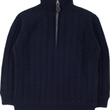 Boy - 100% Cashmere High Neck Cable Knit Jumper