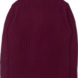 Men - 100% Premium Cashmere High Neck Cable Knit Jumper