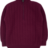 Boy - 100% Cashmere High Neck Cable Knit Jumper