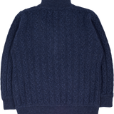 Boy - 100% Cashmere High Neck Cable Knit Jumper