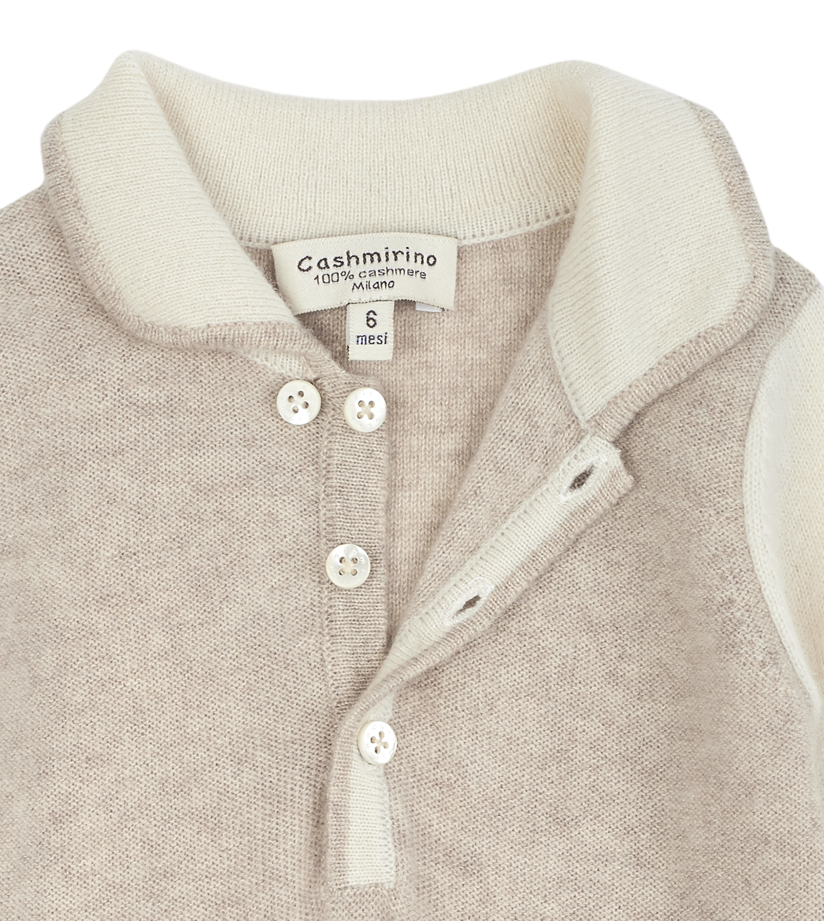 Baby Boy - Brandon 100% Cashmere Teddy Bear Romper