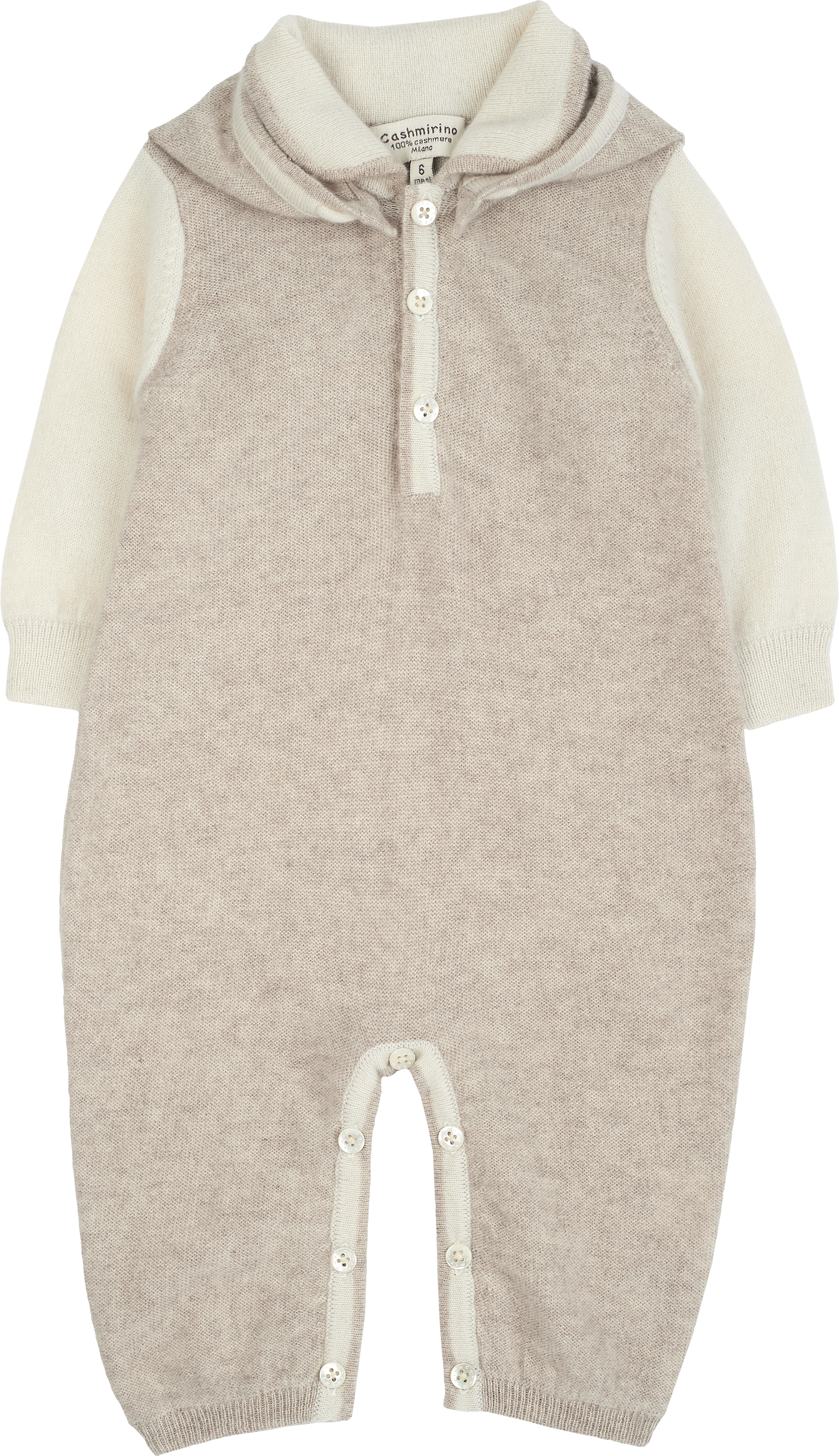 Baby Boy - Brandon 100% Cashmere Teddy Bear Romper